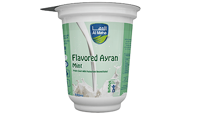 ALMAHA FLAVOURED AYRAN MINT.